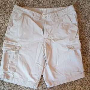 Sonoma Beige Cargo Shorts with Button Flap Pockets